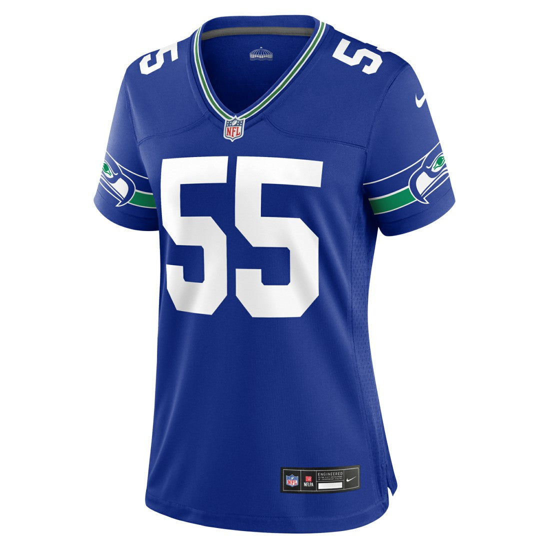 Brian Bosworth Seattle Seahawks Women's Throwback Retired Player Game Jersey Royal