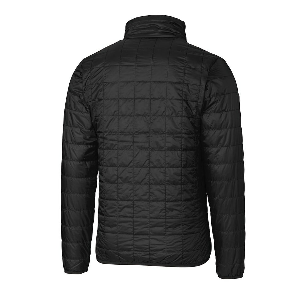 Philadelphia Eagles Cutter & Buck Rainier PrimaLoft Eco Insulated Full-Zip Puffer Jacket Black