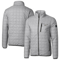Philadelphia Eagles Cutter & Buck Rainier PrimaLoft Eco Insulated Full-Zip Puffer Jacket Silver