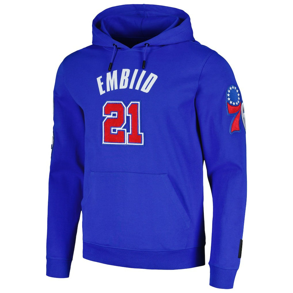 Joel Embiid Philadelphia 76ers Pro Standard Player Pullover Hoodie Royal