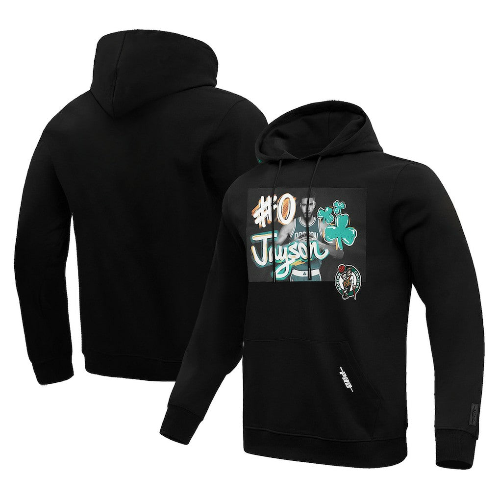 Jayson Tatum Boston Celtics Pro Standard Player Yearbook Pullover Hoodie Black