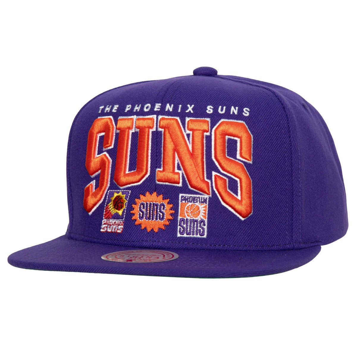 Phoenix Suns Champ Stack Snapback Hat Purple
