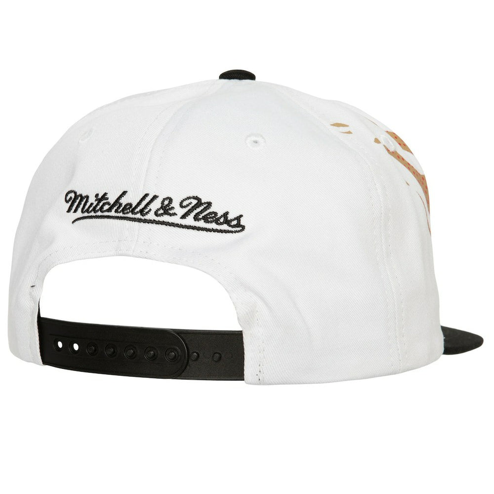 Philadelphia 76ers Hot Fire Snapback Hat White