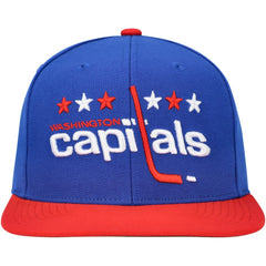 NHL Washington Capitals Mitchell & Ness Core Team Ground 2.0 Snapback Hat - Blue