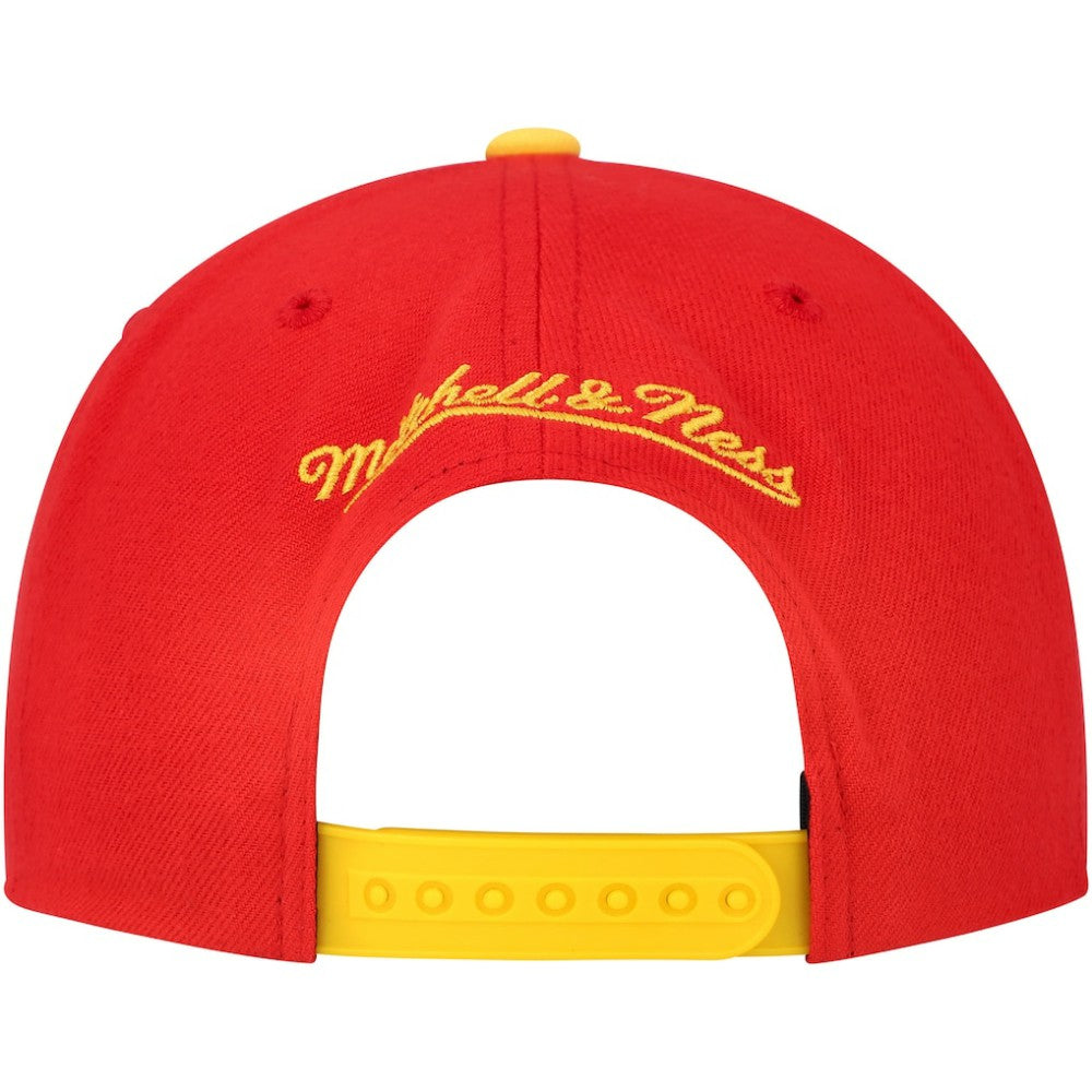 NHL Calgary Flames Mitchell & Ness Core Team Ground 2.0 Snapback Hat - Red