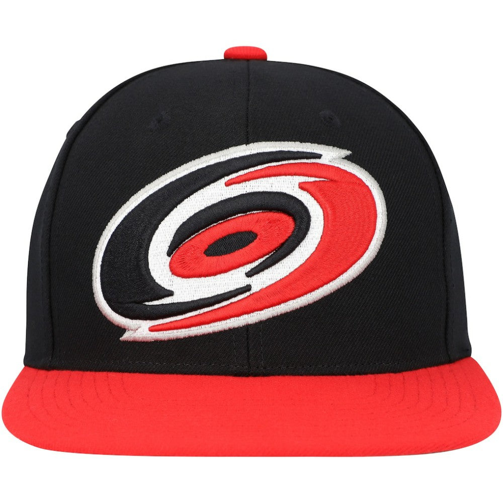 NHL Carolina Hurricanes Mitchell & Ness Core Team Ground 2.0 Snapback Hat - Black