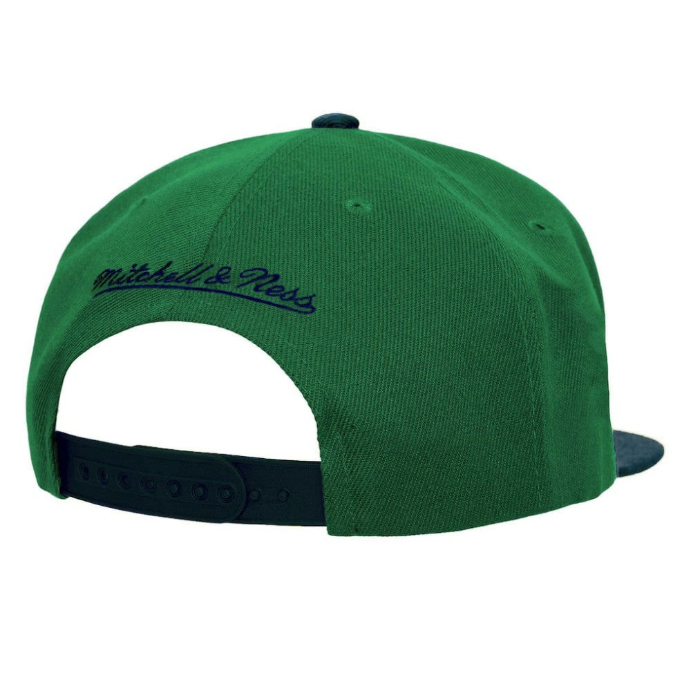 NHL Dallas Stars Mitchell & Ness Core Team Ground 2.0 Snapback Hat - Kelly Green