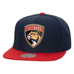 NHL Florida Panthers Mitchell & Ness Core Team Ground 2.0 Snapback Hat - Navy