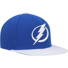 NHL Tampa Bay Lightning Mitchell & Ness Core Team Ground 2.0 Snapback Hat - Blue