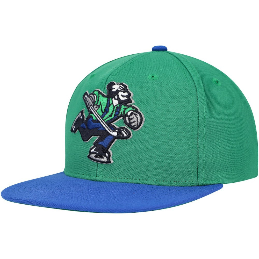 NHL Vancouver Canucks Mitchell & Ness Core Team Ground 2.0 Snapback Hat - Green