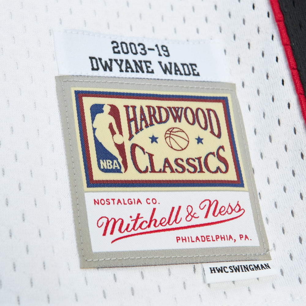 Dwyane Wade Miami Heat Unisex Hall of Fame Class of 2023 Throwback Swingman Jersey White