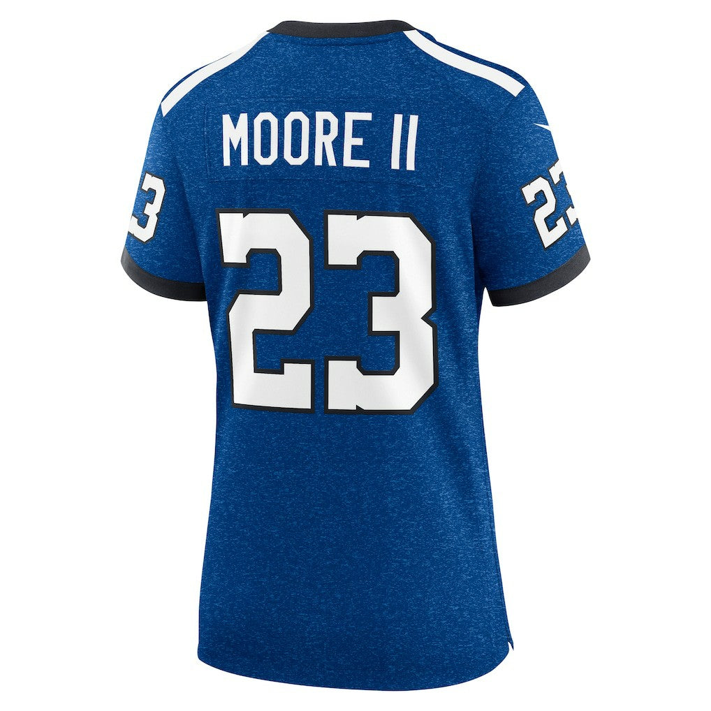 Kenny Moore II Indianapolis Colts Women's Indiana Nights Alternate Game Jersey Royal