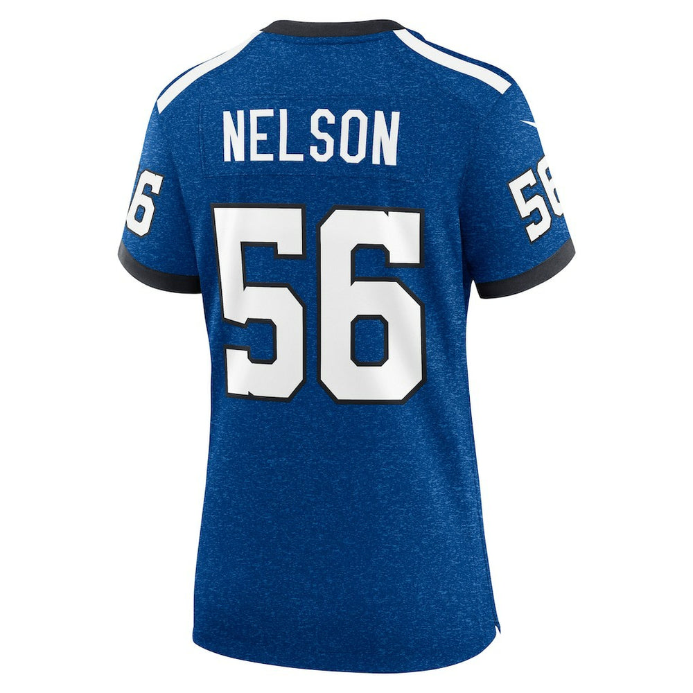 Quenton Nelson Indianapolis Colts Women's Indiana Nights Alternate Game Jersey Royal