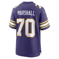 NFL Jim Marshall Minnesota Vikings Retired Player Alternate Game Jersey - Purple