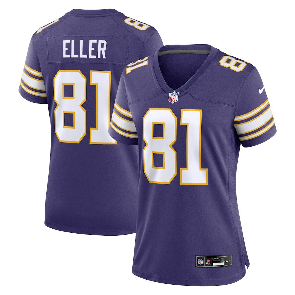 NFL Carl Eller Minnesota Vikings Women's Classic Retired Player Jersey - Purple