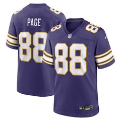 NFL Alan Page Minnesota Vikings Retired Player Alternate Game Jersey - Purple