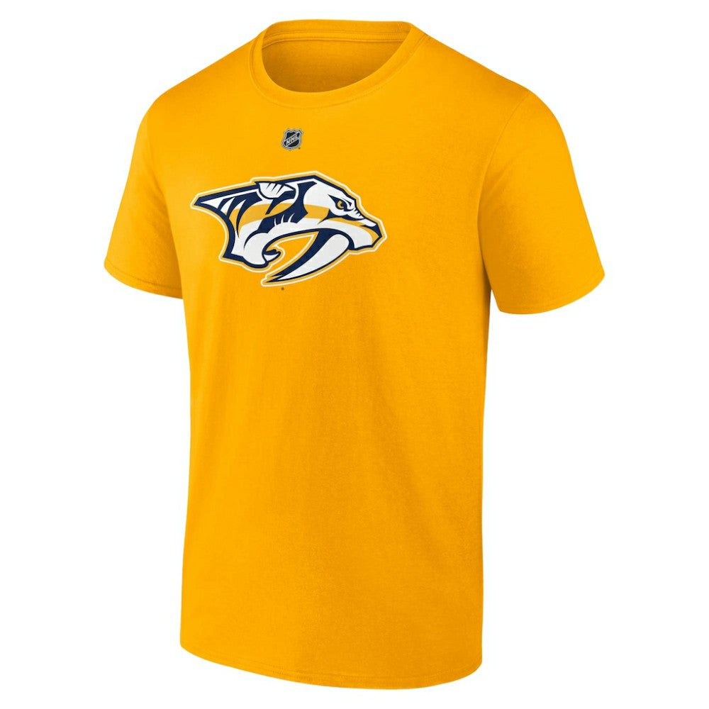 NHL Ryan O'Reilly Nashville Predators Fanatics Authentic Stack Name & Number T-Shirt - Gold