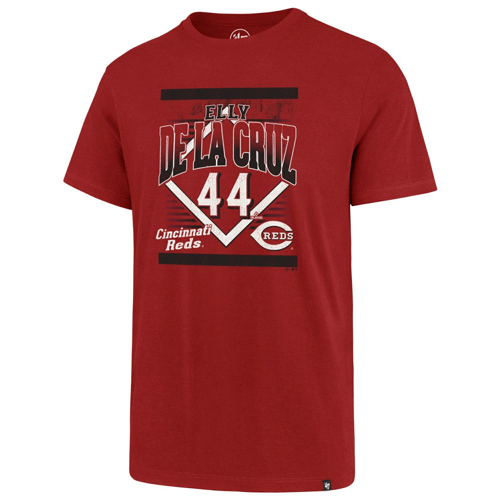 Elly De La Cruz Cincinnati Reds '47 Graphic T-Shirt - Red T-shirts