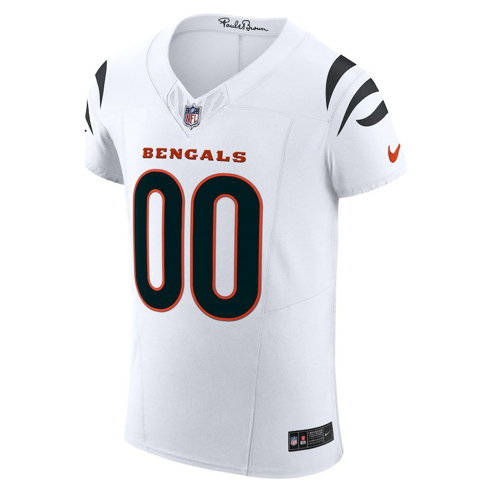 Cincinnati Bengals Vapor F.U.S.E. Elite Custom Jersey White