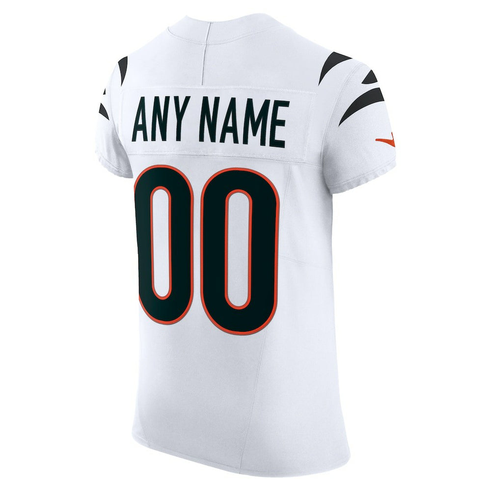 Cincinnati Bengals Vapor F.U.S.E. Elite Custom Jersey White