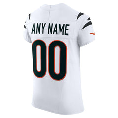 Cincinnati Bengals Vapor F.U.S.E. Elite Custom Jersey White