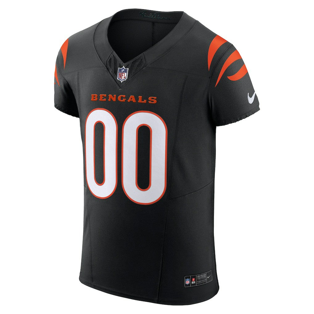 Cincinnati Bengals Team Vapor F.U.S.E. Elite Custom Jersey Black