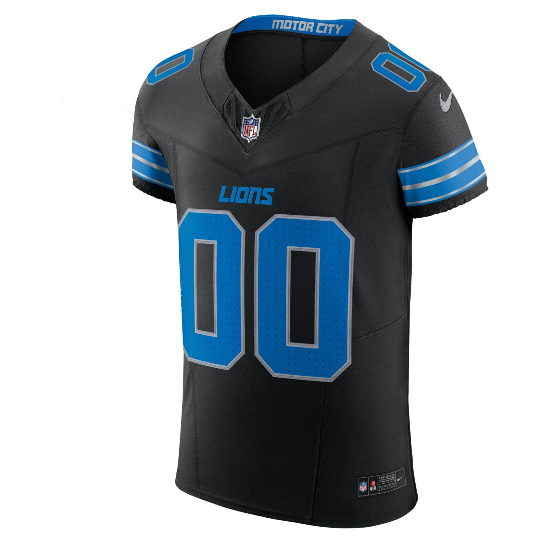 Detroit Lions Alternate Vapor F.U.S.E. Elite Custom Jersey Black