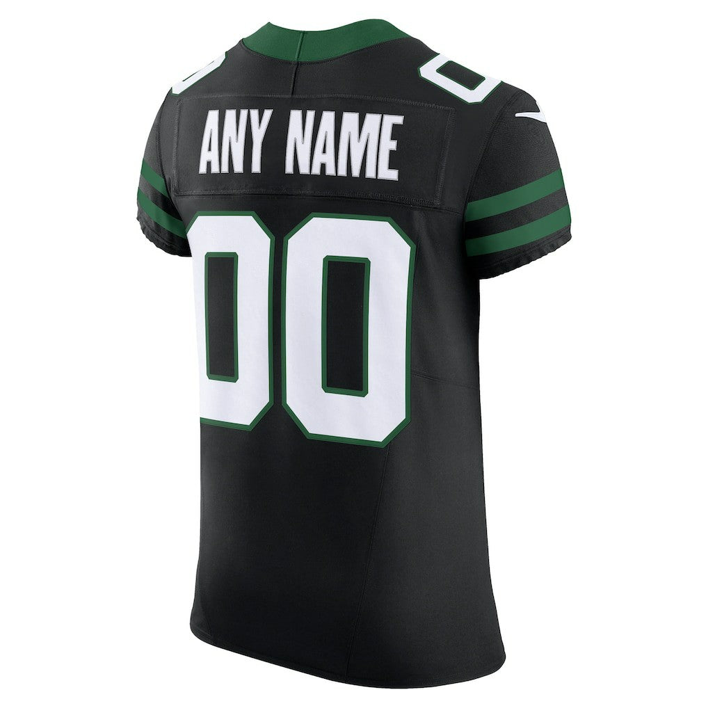 New York Jets Alternate Vapor F.U.S.E. Elite Custom Jersey Legacy Black