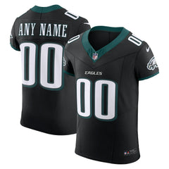 Philadelphia Eagles Alternate Vapor F.U.S.E. Elite Custom Jersey Black