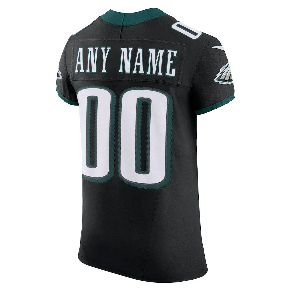 Philadelphia Eagles Alternate Vapor F.U.S.E. Elite Custom Jersey Black