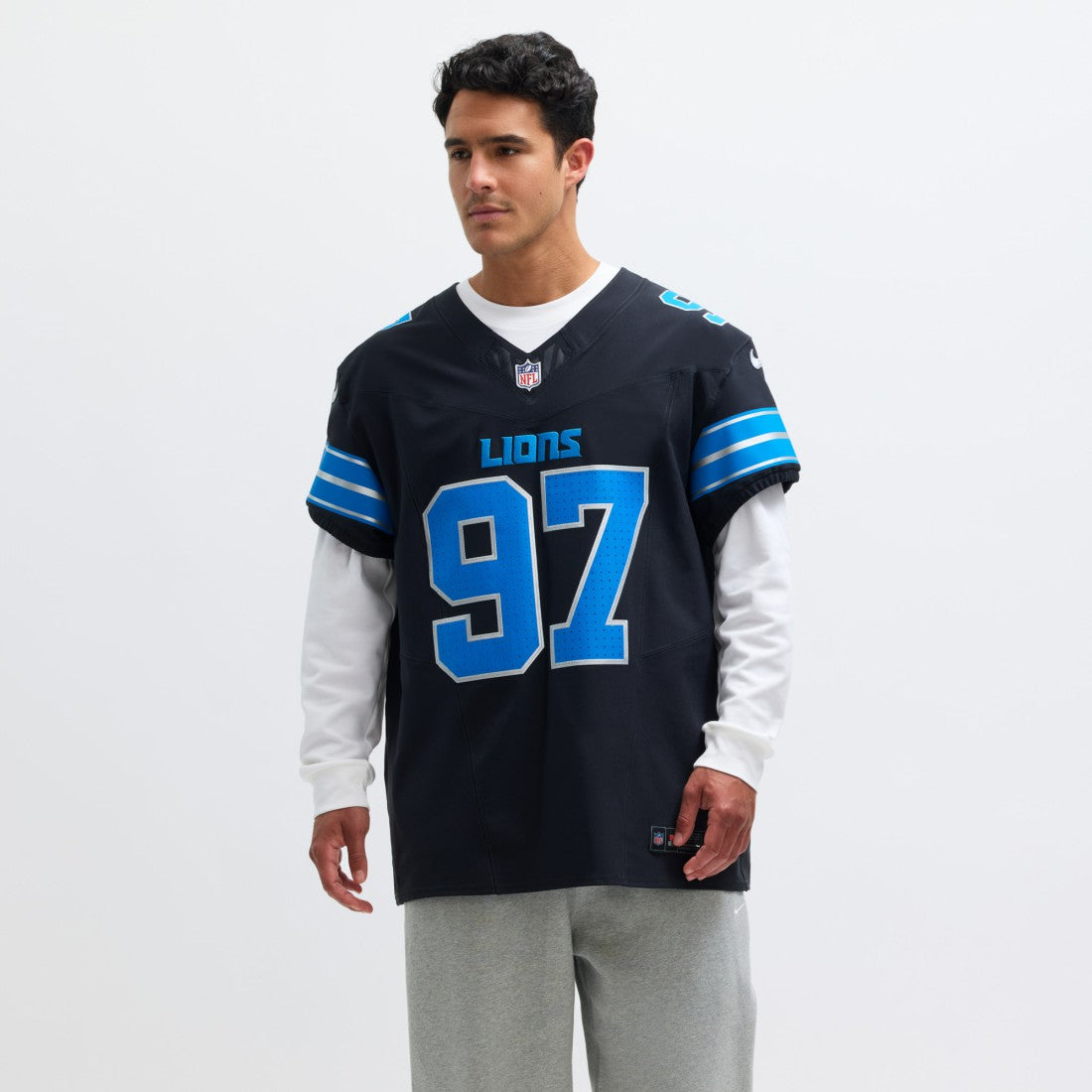 Aidan Hutchinson Detroit Lions Alternate Vapor F.U.S.E. Elite Jersey Black