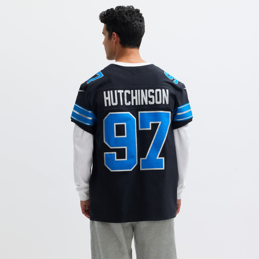 Aidan Hutchinson Detroit Lions Alternate Vapor F.U.S.E. Elite Jersey Black