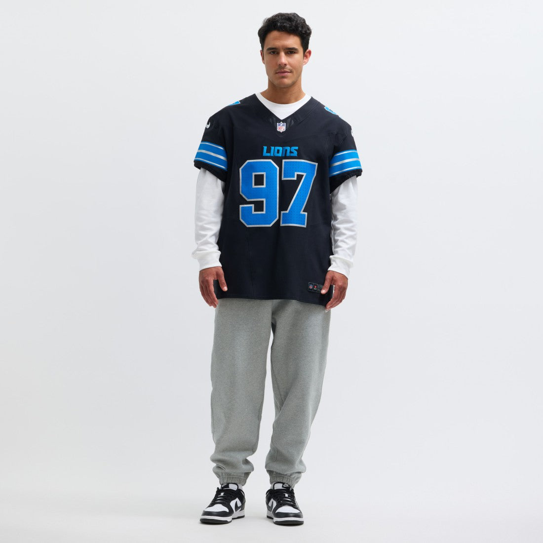Aidan Hutchinson Detroit Lions Alternate Vapor F.U.S.E. Elite Jersey Black