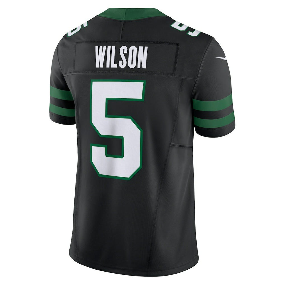 Garrett Wilson New York Jets Alternate Vapor F.U.S.E. Limited Jersey Legacy Black