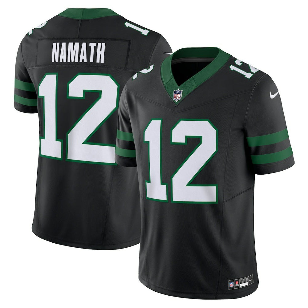 Joe Namath New York Jets Alternate Vapor F.U.S.E. Limited Jersey Legacy Black
