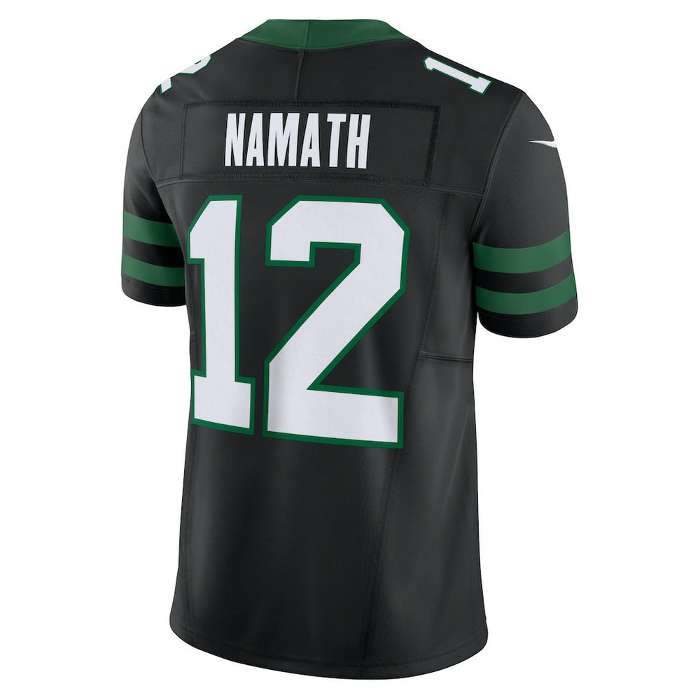 Joe Namath New York Jets Alternate Vapor F.U.S.E. Limited Jersey Legacy Black