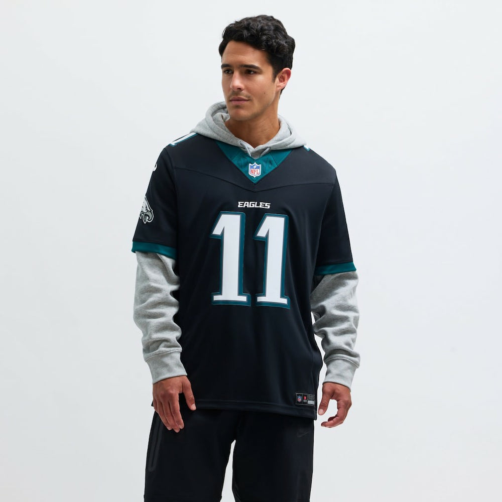 A.J. Brown Philadelphia Eagles Alternate Vapor F.U.S.E. Limited Jersey Black