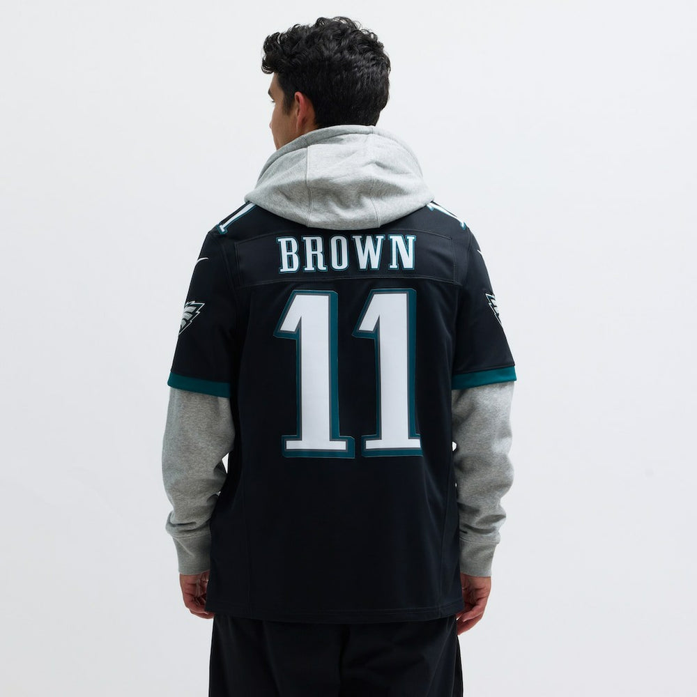 A.J. Brown Philadelphia Eagles Alternate Vapor F.U.S.E. Limited Jersey Black