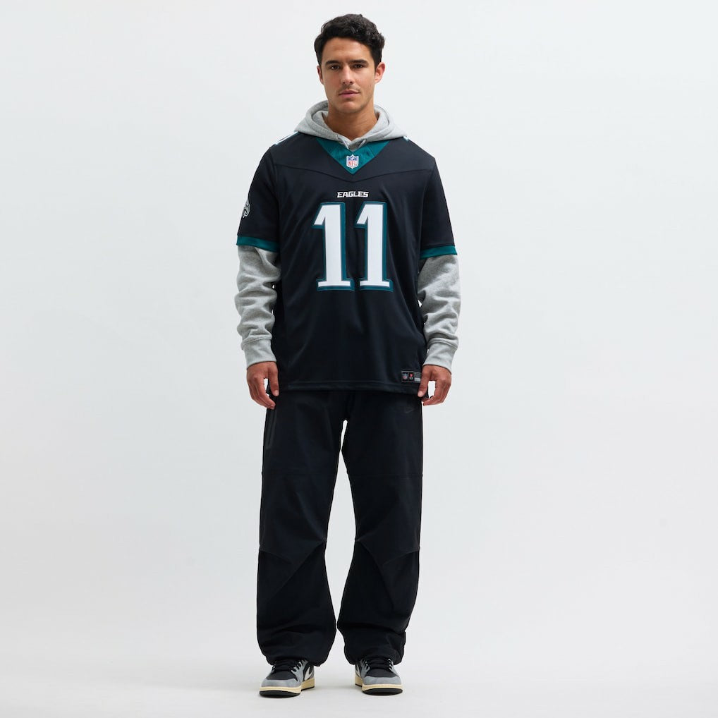 A.J. Brown Philadelphia Eagles Alternate Vapor F.U.S.E. Limited Jersey Black