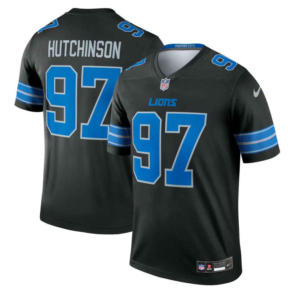Aidan Hutchinson Detroit Lions Legend Player Performance Top Black