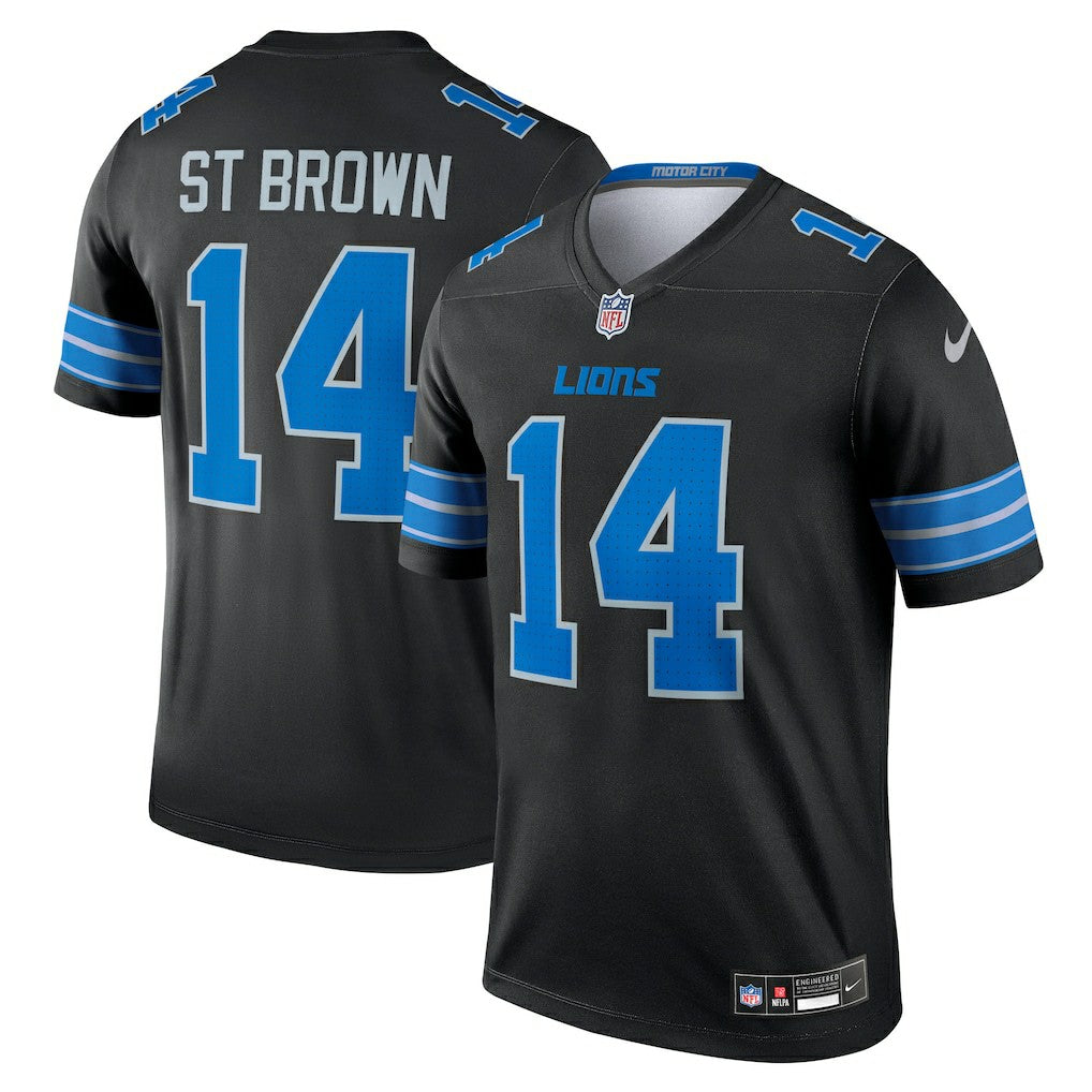Amon-Ra St. Brown Detroit Lions Legend Player Performance Top Black