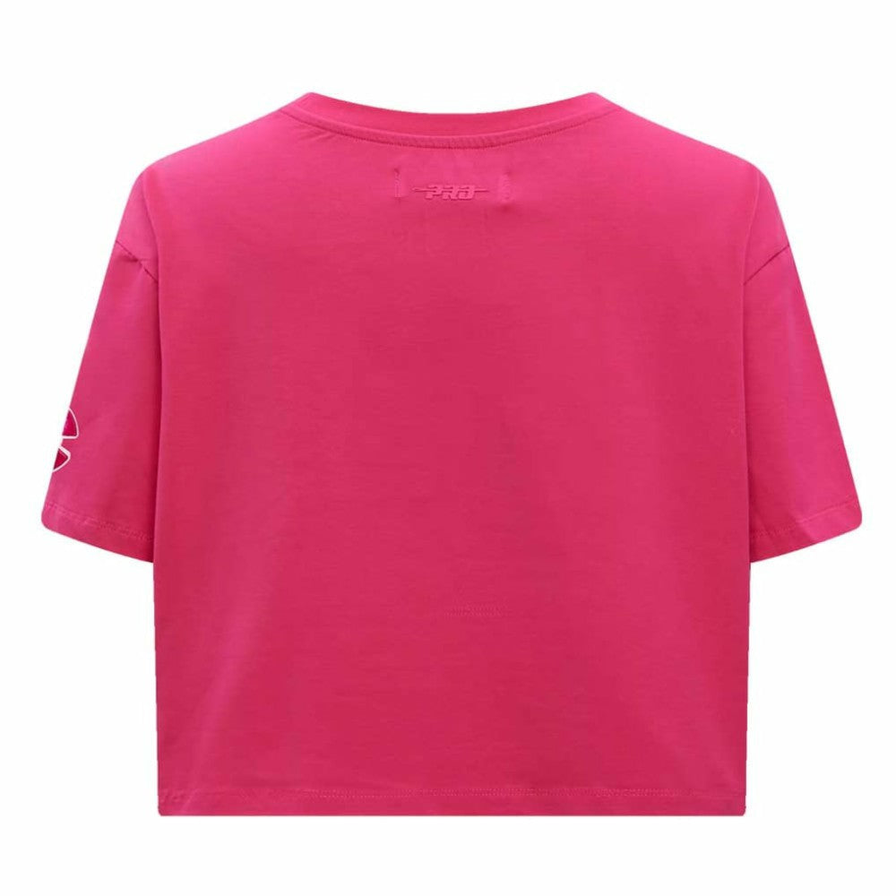 NHL Colorado Avalanche Pro Standard Women's Triple Pink Cropped Boxy T-Shirt