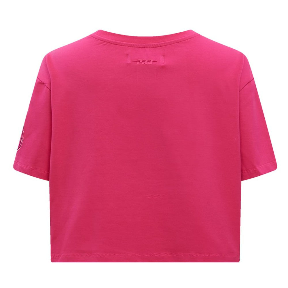 NHL Seattle Kraken Pro Standard Women's Triple Pink Cropped Boxy T-Shirt