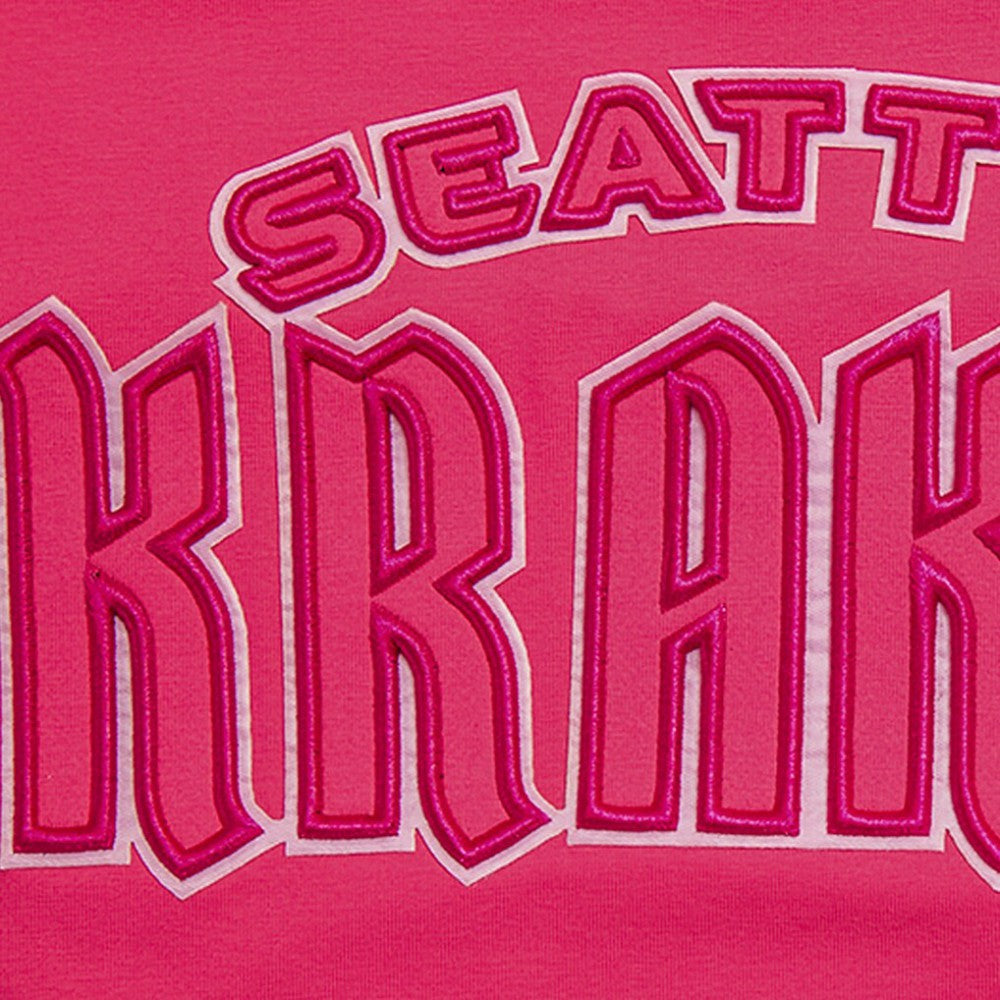 NHL Seattle Kraken Pro Standard Women's Triple Pink Cropped Boxy T-Shirt