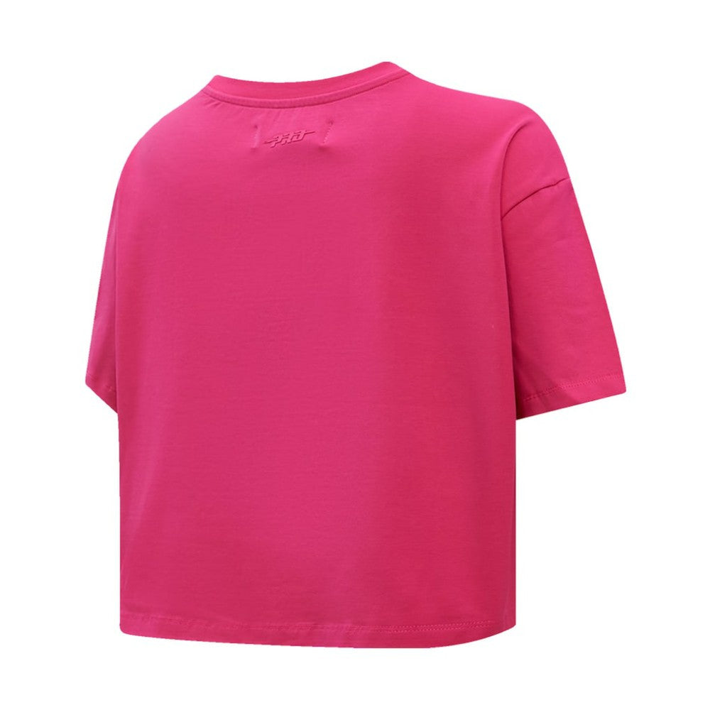 NHL Washington Capitals Pro Standard Women's Triple Pink Cropped Boxy T-Shirt