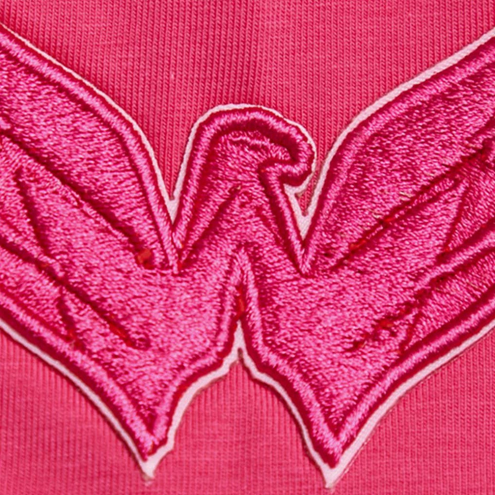 NHL Washington Capitals Pro Standard Women's Triple Pink Cropped Boxy T-Shirt