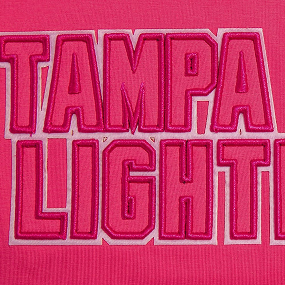 NHL Tampa Bay Lightning Pro Standard Women's Triple Pink Cropped Boxy T-Shirt