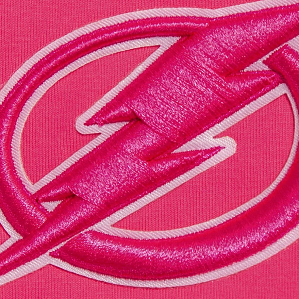 NHL Tampa Bay Lightning Pro Standard Women's Triple Pink Cropped Boxy T-Shirt