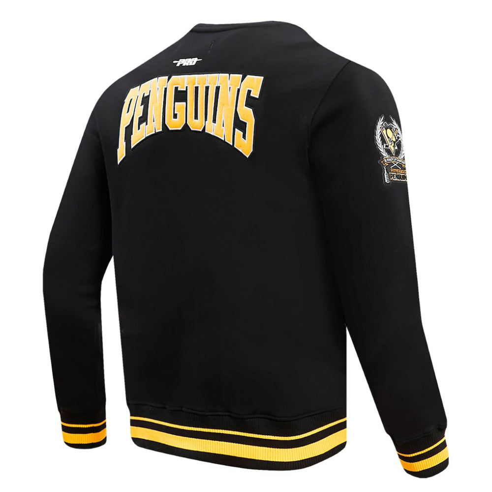 NHL Pittsburgh Penguins Pro Standard Crest Emblem Pullover Sweatshirt - Black