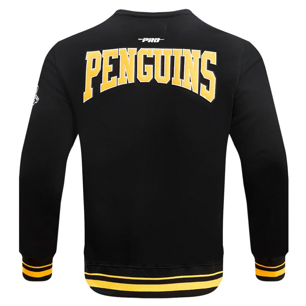 NHL Pittsburgh Penguins Pro Standard Crest Emblem Pullover Sweatshirt - Black